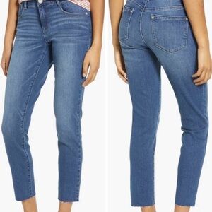 Wit & Wisdom ‘Ab’ Solution Raw Hem Ankle Jeans